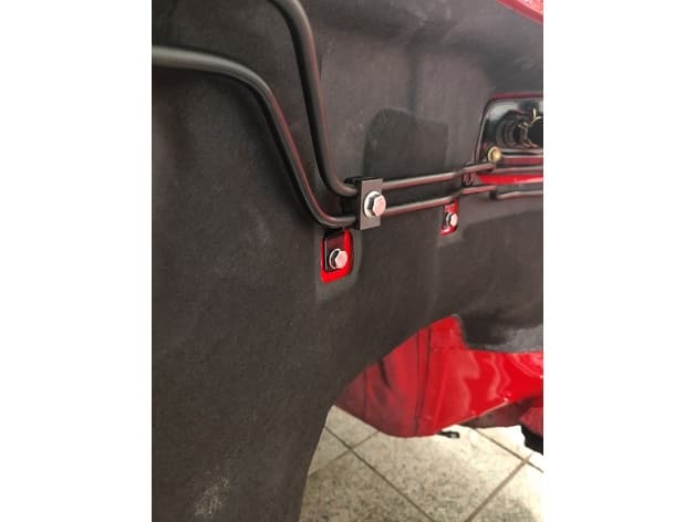 Toyota Supra mk4 brakeline brackets - image 3 of 5
