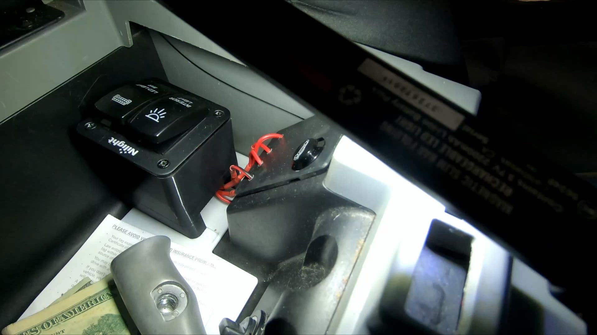 S197 Mustang base plate with indents for flip switch holder - image 3 of 3