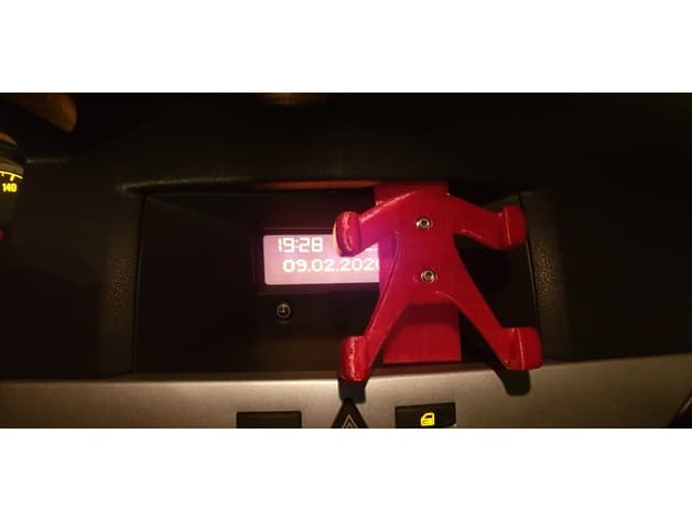 Smartphone Car Opel Astra H Holder Galaxy S9+ & Iphone 8 - image