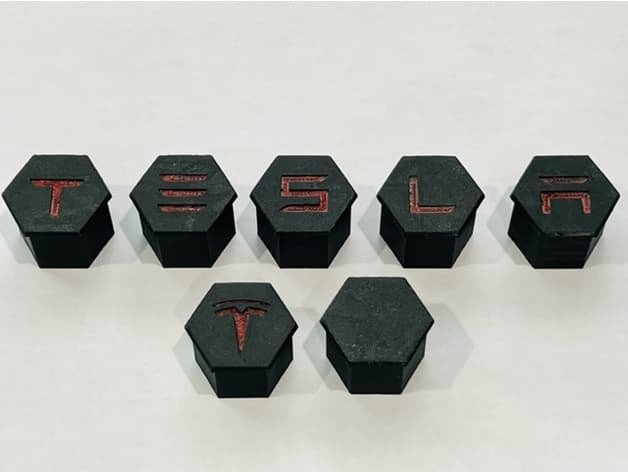 Tesla Lug Nut Covers - image
