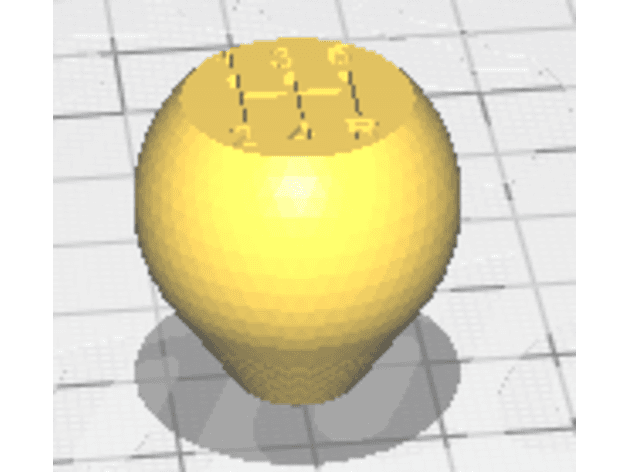 Shift knob for Toyota 5 gears transmission - image 2 of 3