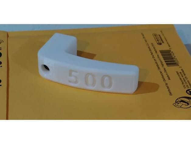 FIAT 500 Hatch Handles w/ spikes and new words - image 2 of 6