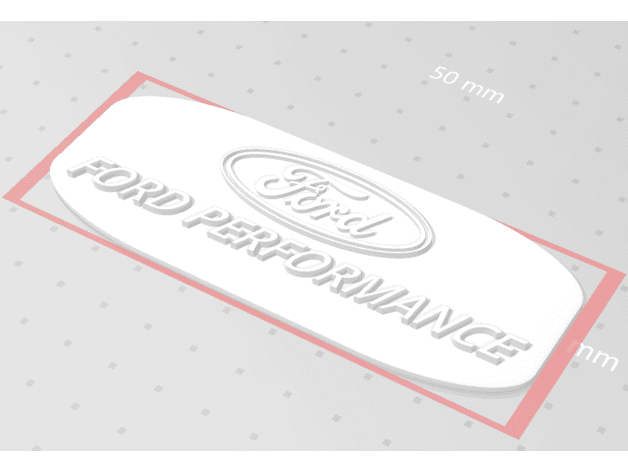 Ford Performance Emblem - image 2 of 3