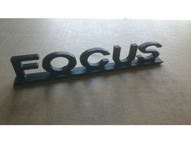 Ford Focus emblem preview