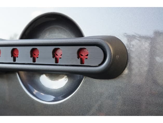 Punisher Jeep Door Handle Inserts - image 2 of 6