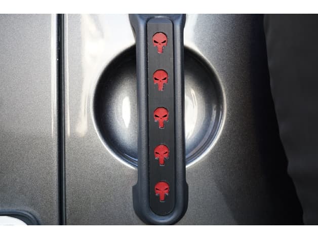 Punisher Jeep Door Handle Inserts - image 3 of 6