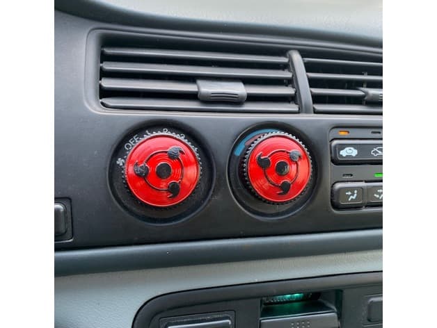 '96 Accord AC Knob - Sharingan - image 4 of 5