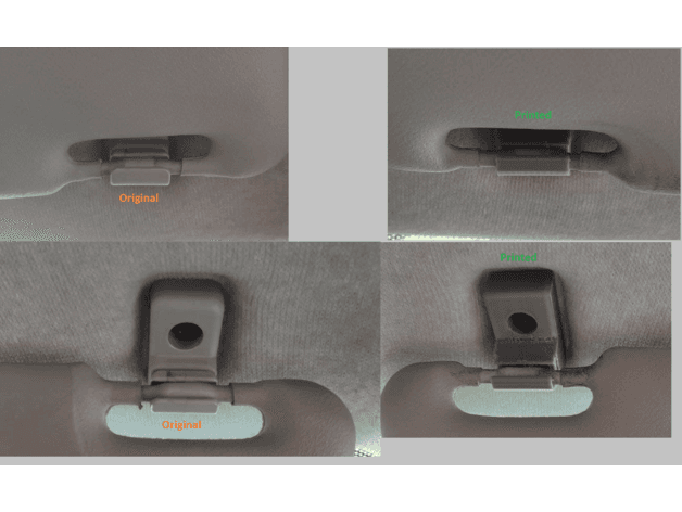 Fiat Panda Sun Visor hook 2008 - image 3 of 6