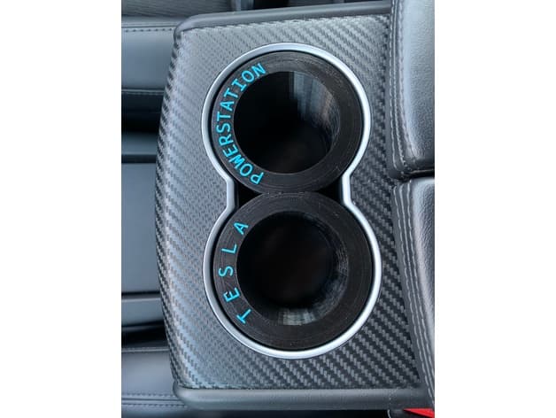 Tesla Model S CUP Holder preview