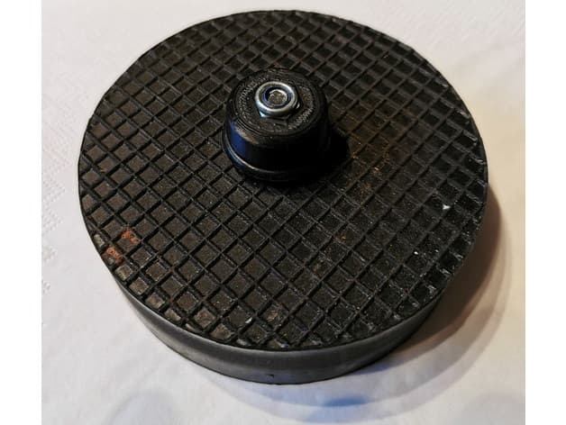Tesla Model 3 jack pad hockey puck adaptor preview