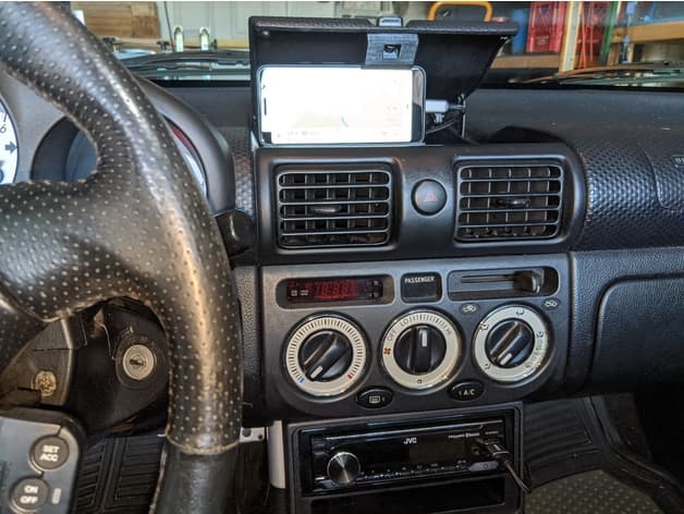Photo of Cell phone dock for MR2 Spyder