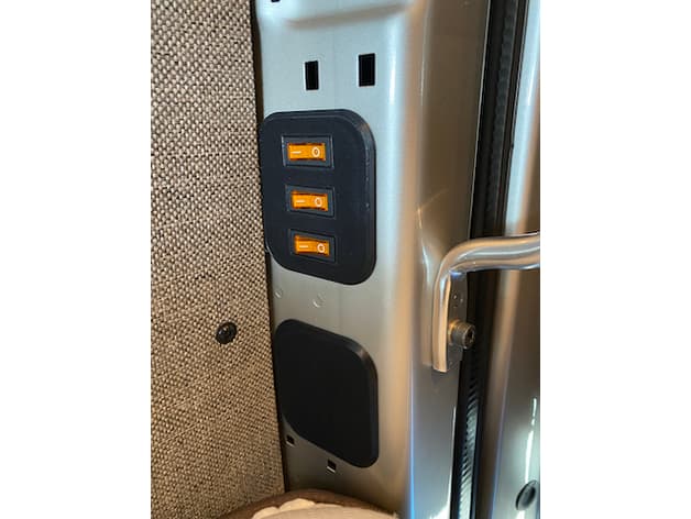Photo of D-pillar swtich panel for Sprinter and other vans
