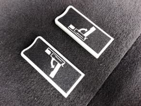 Land Rover Discovery 3 3rd row seats lever cover preview