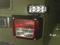Jeep Wrangler auxiliary rear light bracket preview