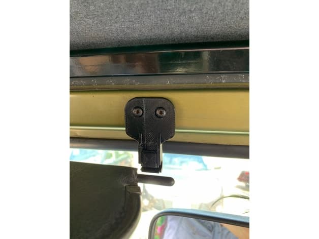 Jeep TJ Wrangler Sunvisor Clip (latch-type) preview