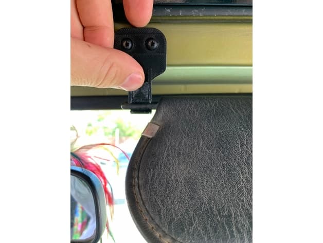 Jeep TJ Wrangler Sunvisor Clip (latch-type) preview