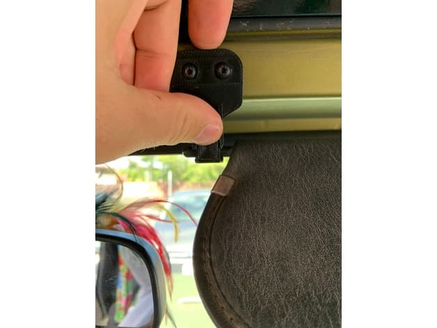 Jeep TJ Wrangler Sunvisor Clip (latch-type) preview