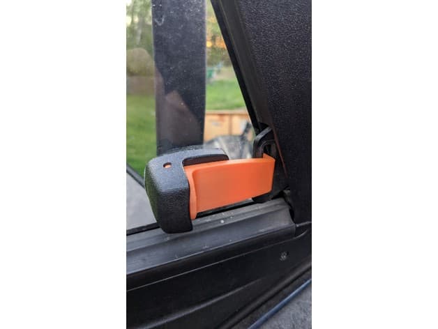 Photo of Jeep Wrangler Soft Door Window Latch