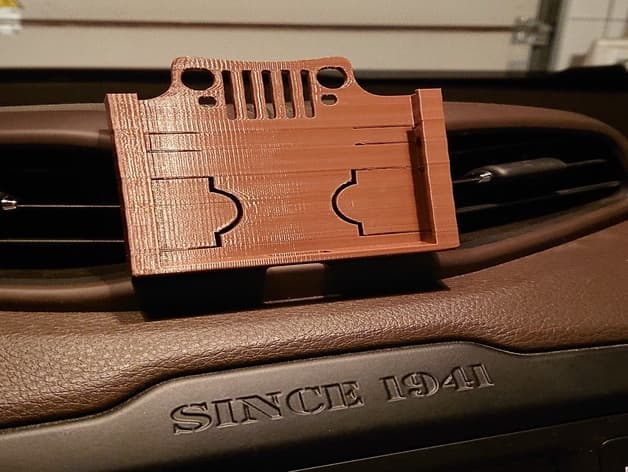 Jeep Renegade phone holder preview