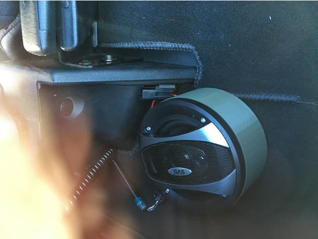 Miata / MX-5 NB rear speaker box preview