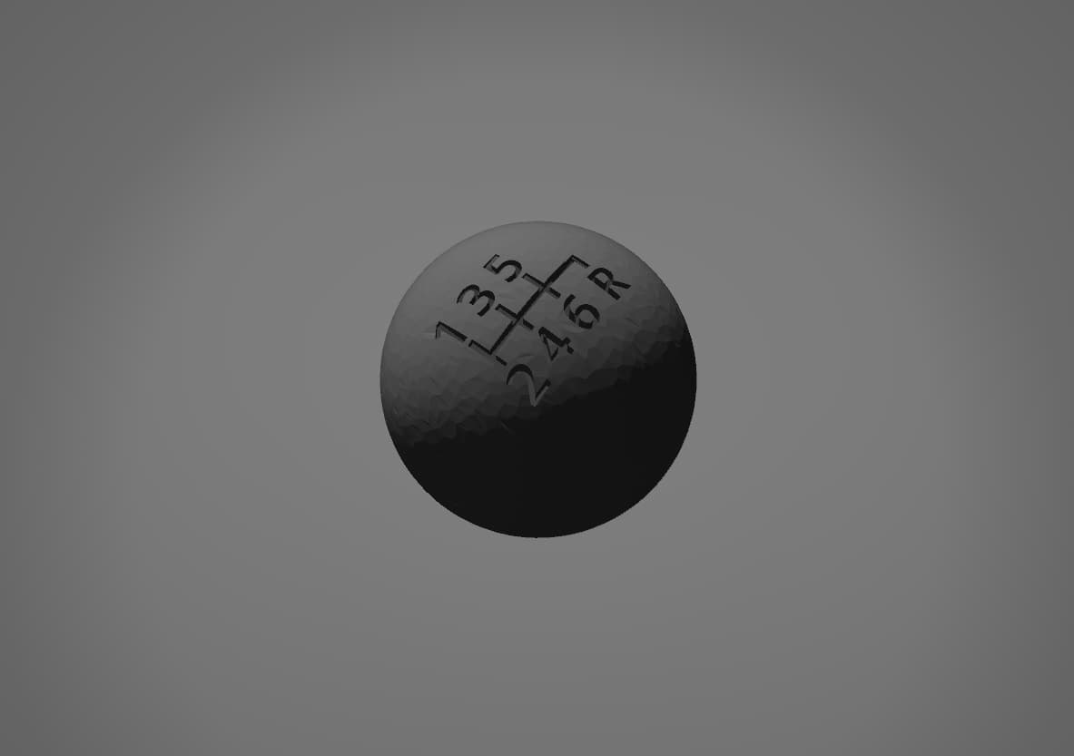 Fiat Punto sporting Mk2b 6-speed gear knob preview