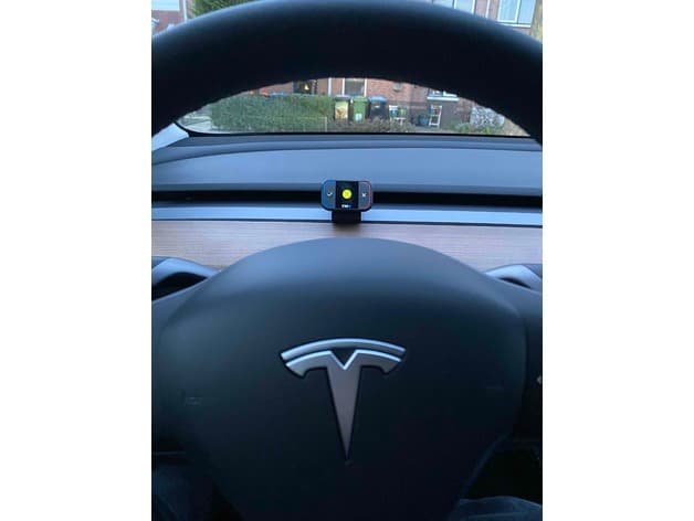 Tesla Model 3 Flitsmeister Two bracket preview