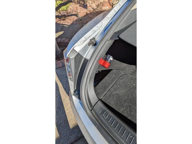 Photo of Tesla J1772 Adapter Model S (2015) Trunk Mount