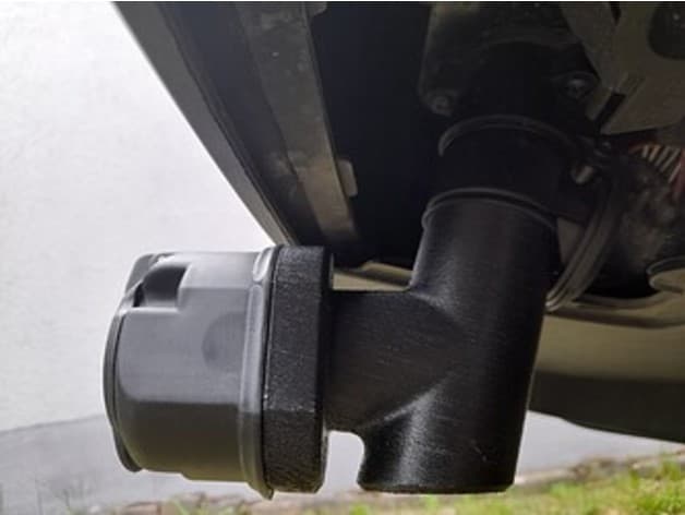 Angle adapter for trailer hitch Tesla Model X (Europe) preview