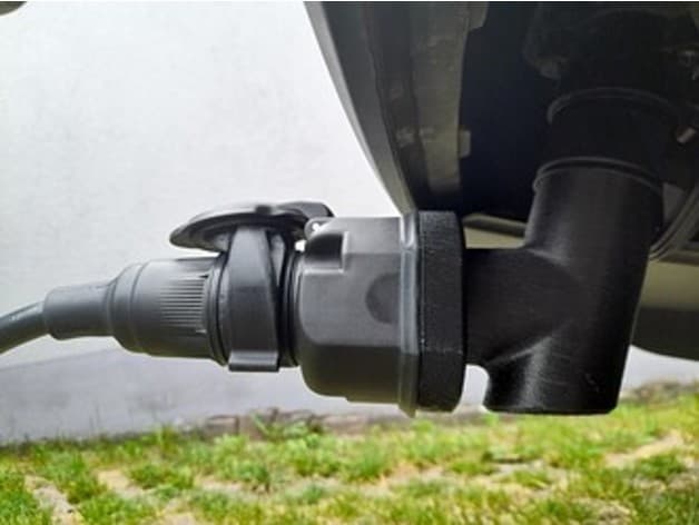 Angle adapter for trailer hitch Tesla Model X (Europe) preview