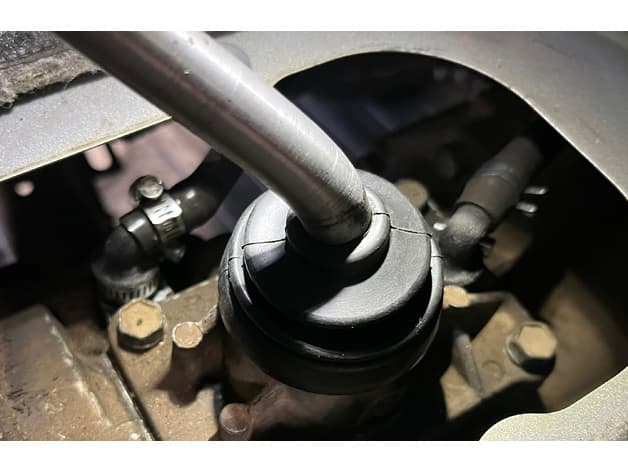 Toyota Tacoma 1G transmission breather vent relocation preview