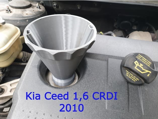 Kia Hyundai Engine Oil Funnel - Threaded. With ventilation. preview