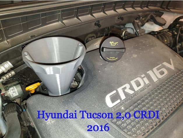 Kia Hyundai Engine Oil Funnel - Threaded. With ventilation. preview