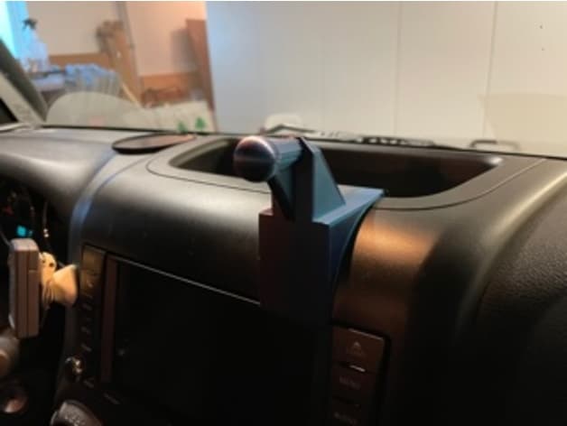 Jeep JKU (2016) 17 mm Ball mount for dashboard devices preview