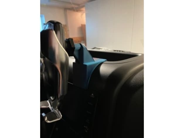 Jeep JKU (2016) 17 mm Ball mount for dashboard devices preview