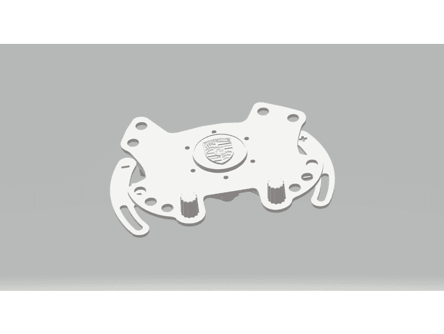 Photo of Buttonplate for aliexpress 320mm wheel Porsche cup style