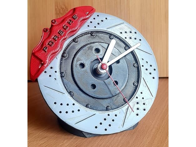 Porsche brake disc clock holder preview