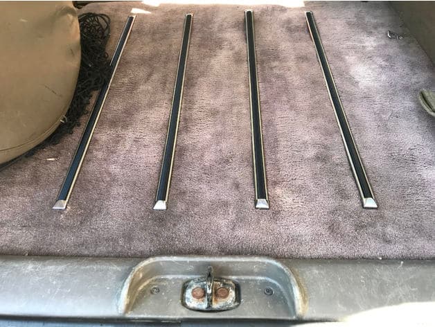 Jeep Grand Cherokee ZJ Rear Cargo Area Skids, Strips, Inserts preview