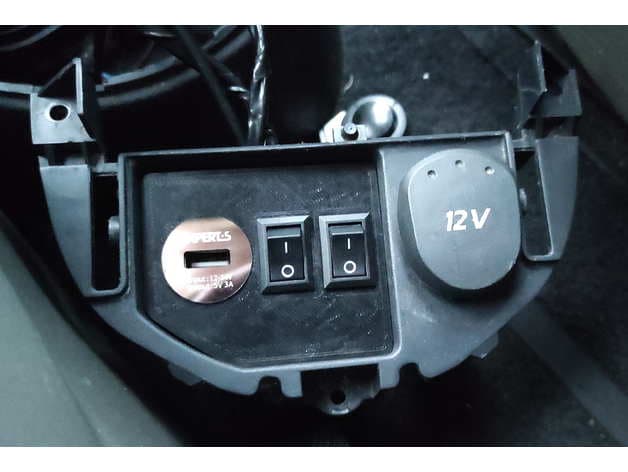 button holder and usb Renault Espace 4 preview
