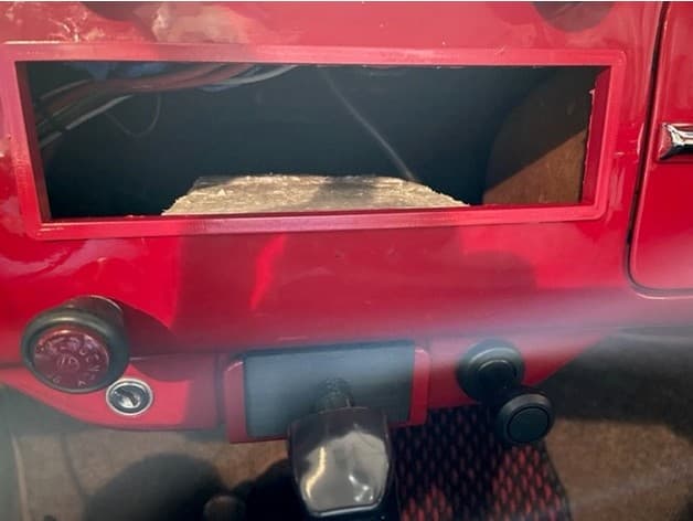 VW Beetle Radio Hole Fix Bracket - Back to Stock Size preview