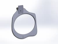 Ford Transit Mk3 Left floor speaker adapter preview