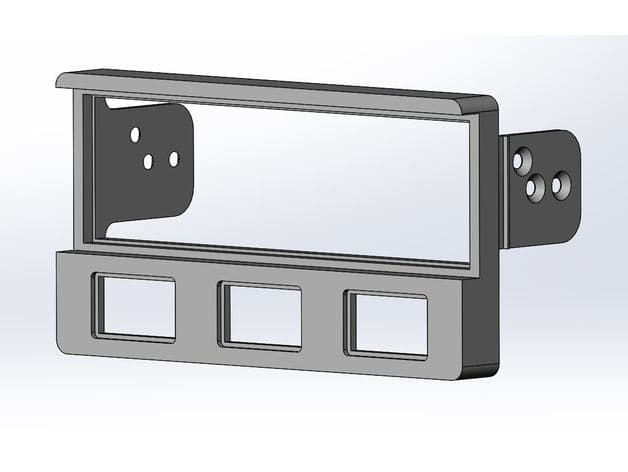 Ford [Explorer] Ranger Single DIN Aftermarket Stereo Trim preview