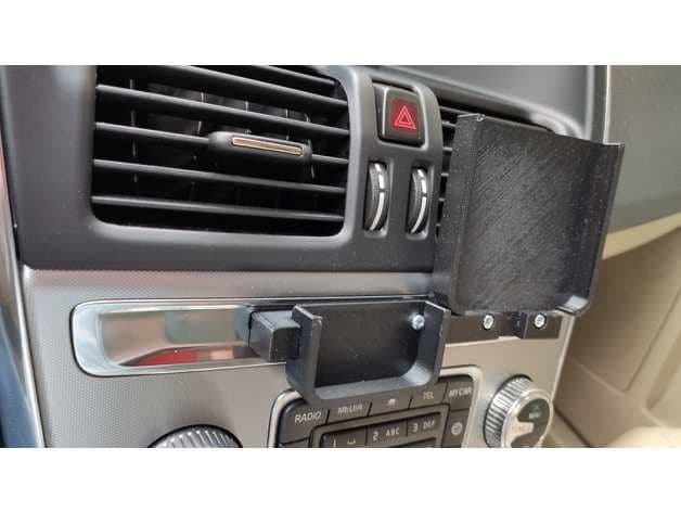 Volvo XC60 CD Slot Phone & Garage Remote Holder preview