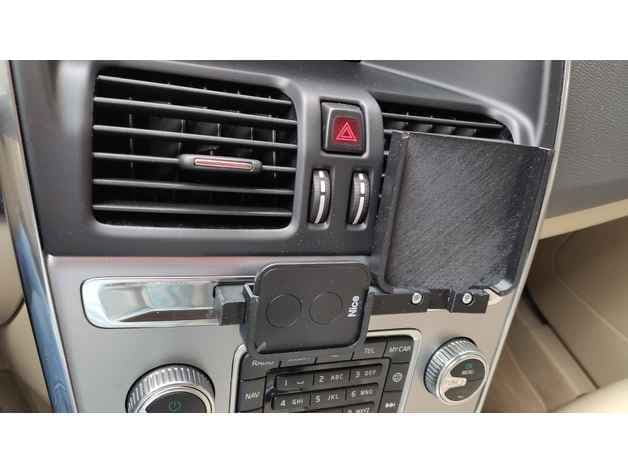 Volvo XC60 CD Slot Phone & Garage Remote Holder preview