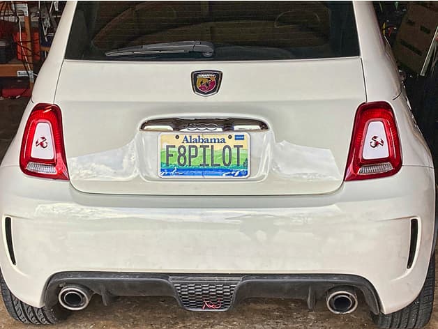 Fiat 500 Abarth Euro Tail Light Panel preview