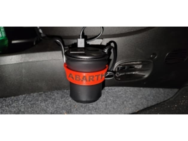 Photo of Fiat 500 Abarth Cup Holder Inverter