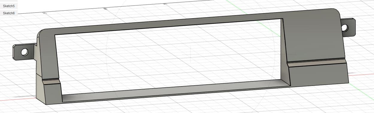 BMW e46 1DIN fascio plate for aftermarket stereo preview