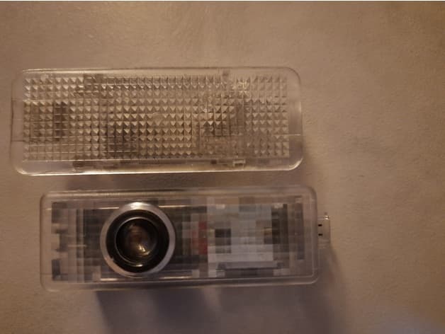 BMW E39 Türlicht Adapter für Logo preview