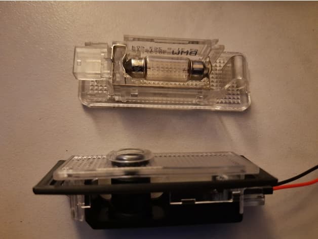 BMW E39 Türlicht Adapter für Logo preview