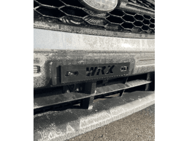 WRX Front Plate Delete 2020 preview