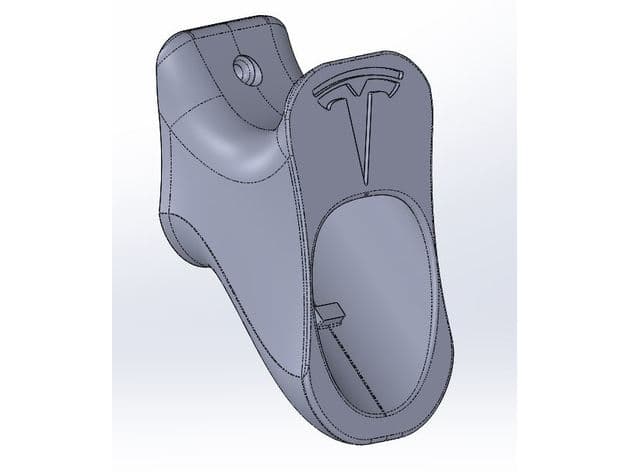 Tesla Charger holster and cable rest preview